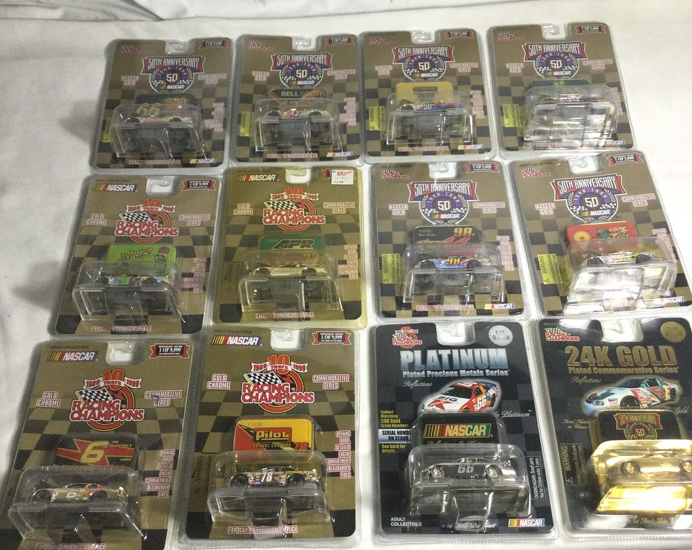 Lot 1262: Racing Champions DieCast including Platimun & Gold