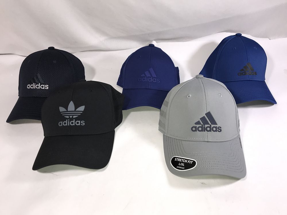 Lot 3575: Adidas Hat Collection - 5 total