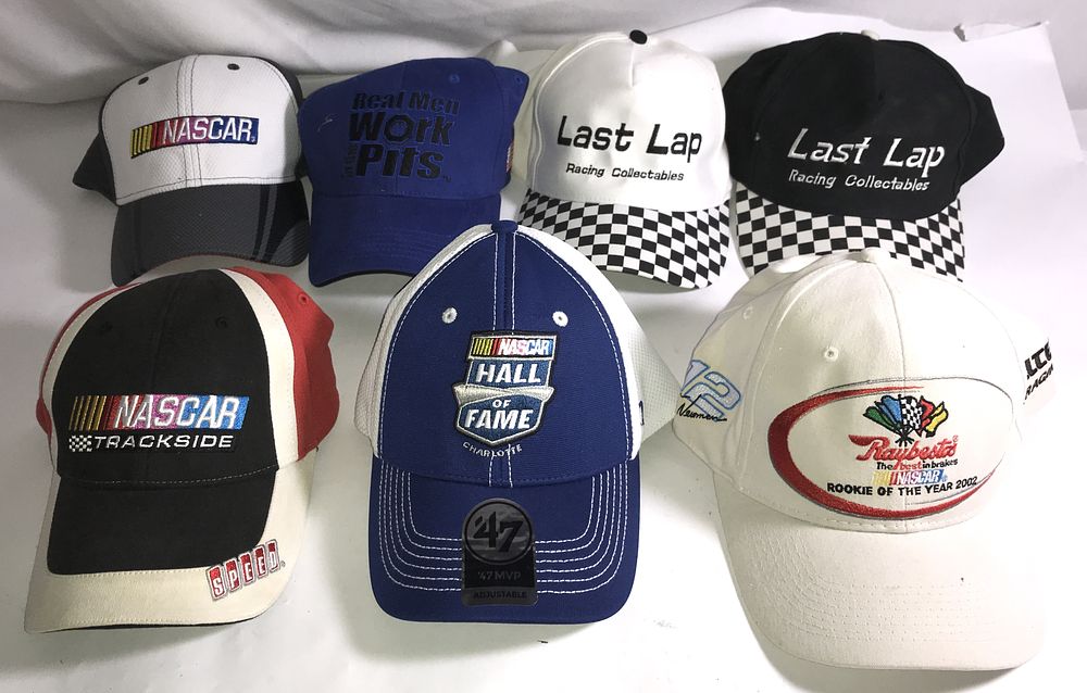 Lot 3585: NASCAR Hat Collection - 7 total