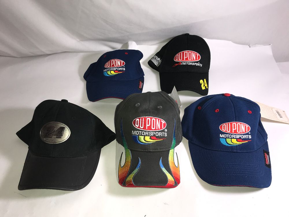 Lot 3588: Jeff Gordon DuPont Hats