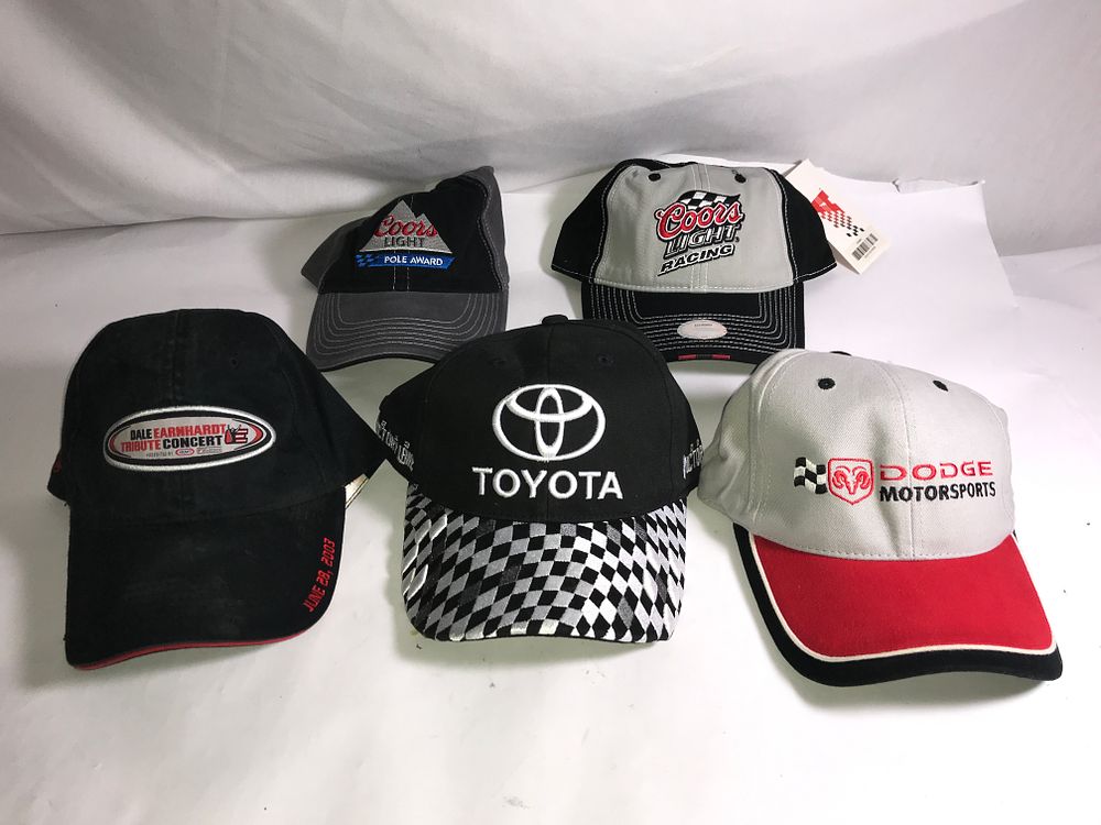 Lot 3603: Race Team hats
