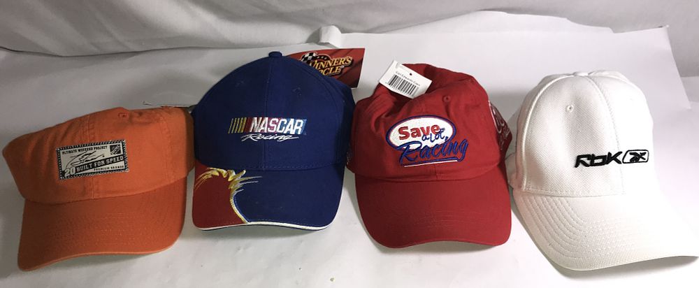 Lot 3607: Racing & Reebok Hat Collection
