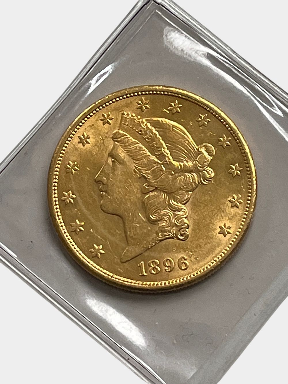 Lot 39b: US 1896 Liberty Head $20 Gold Double Eagle