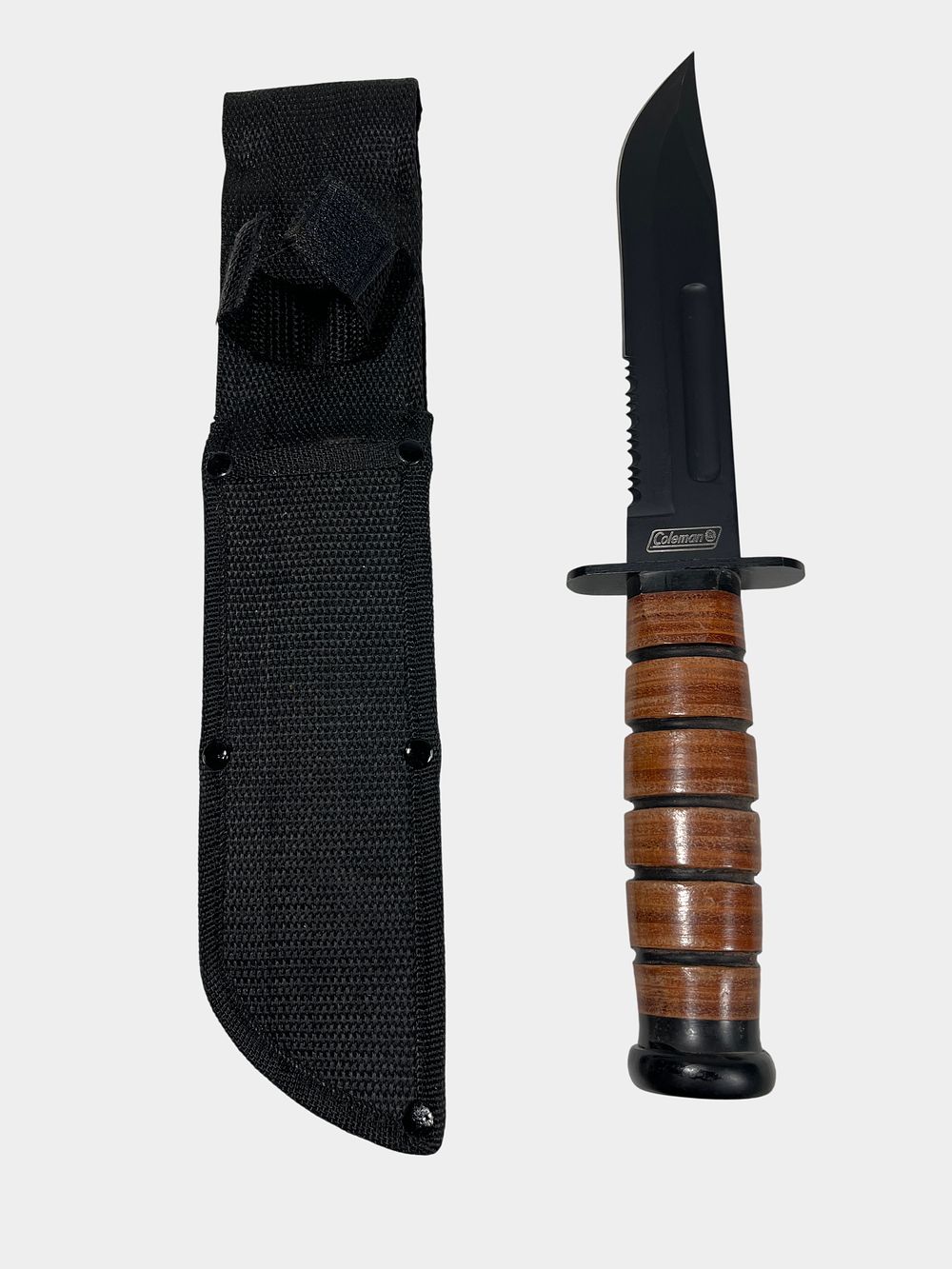 Lot 85: Coleman USMC Style Fighting Knife with Nylon Sheath