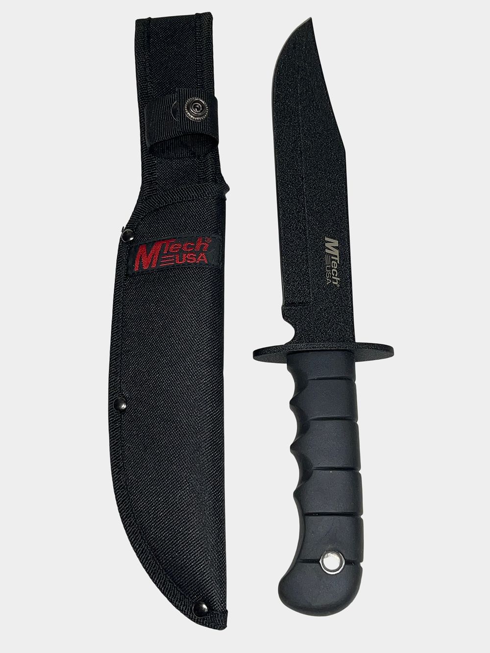 Lot 91: MTech USA MT-096 Fixed Blade Tactical Bowie Knife and Sheath