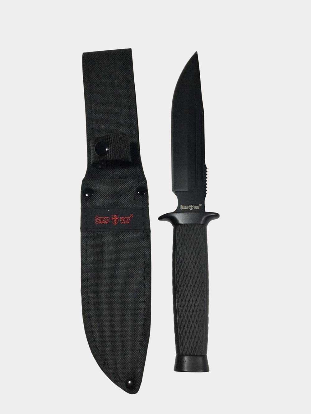 Lot 98a: Grand Way 440C Stainless Steel Fixed Blade Tactical Knife