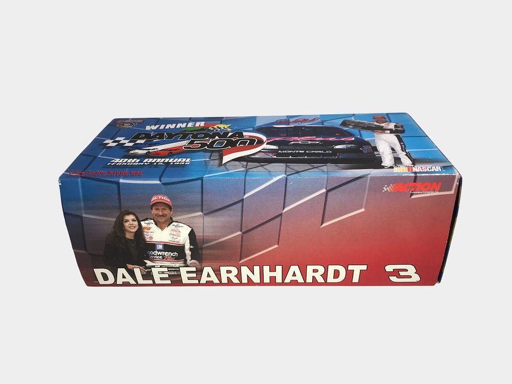 Lot 497: Three Action Performance 1:24 Scale NASCAR Die-Cast Stock Cars Including Dale Earnhardt 1998 Daytona 500 Winner