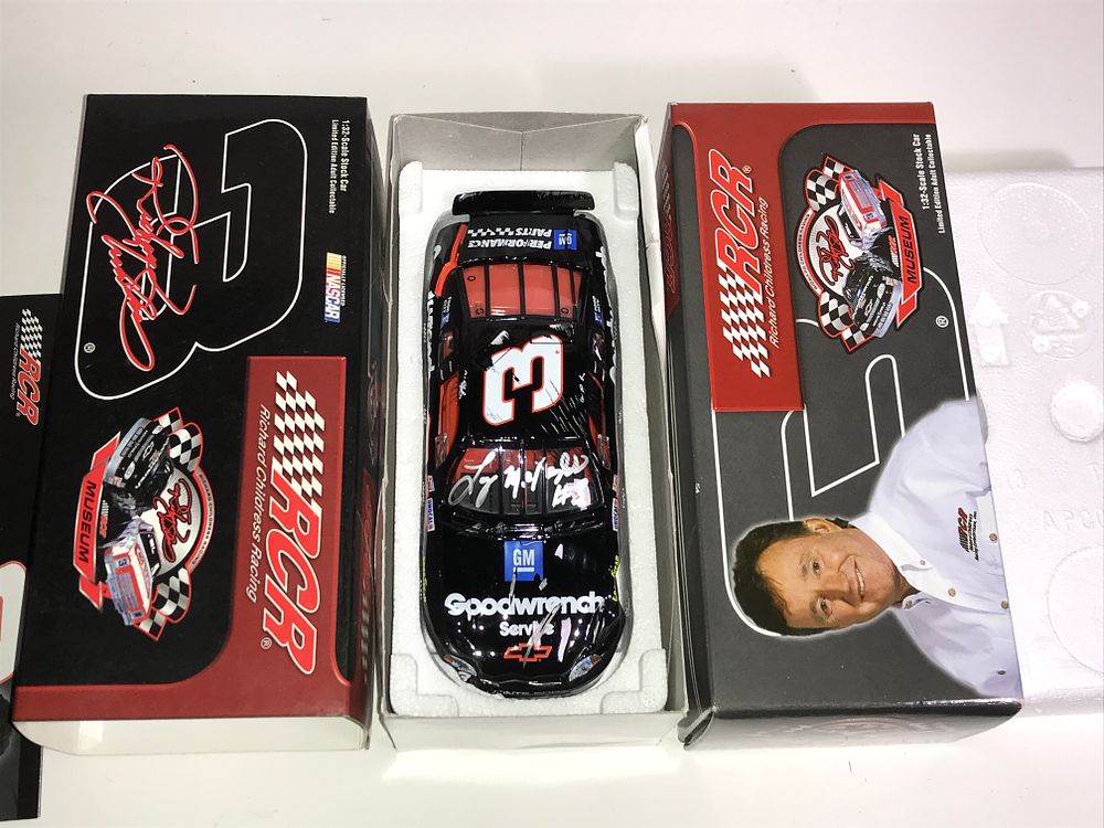 Lot 580: Autographed RCR Dale Earnhardt #3 LE