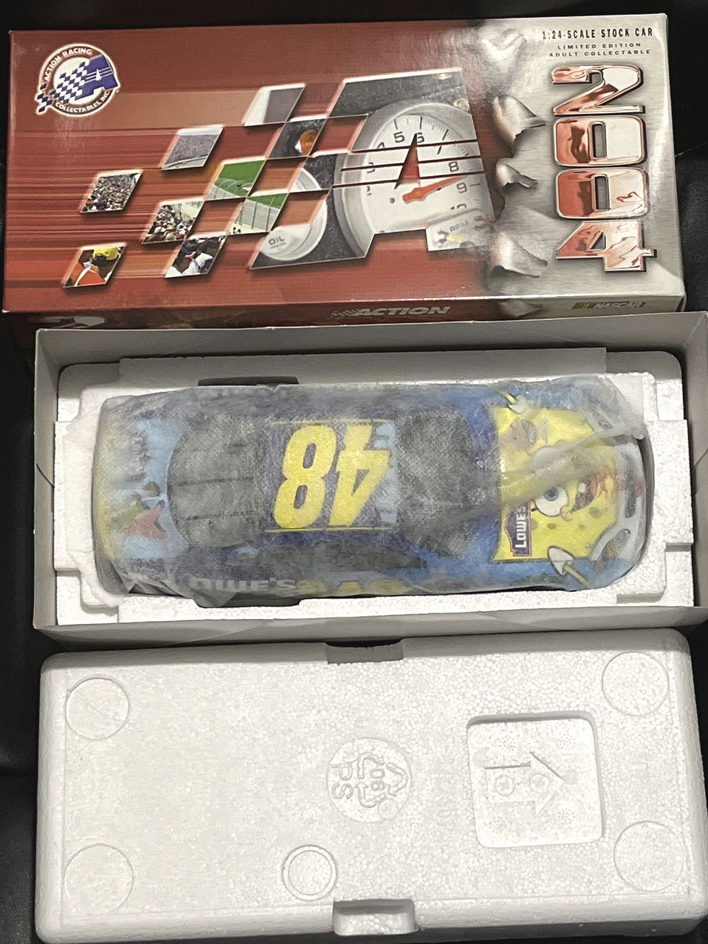 Lot 591: SpongeBob SquarePants Jimmy Johnson #48 Lowes