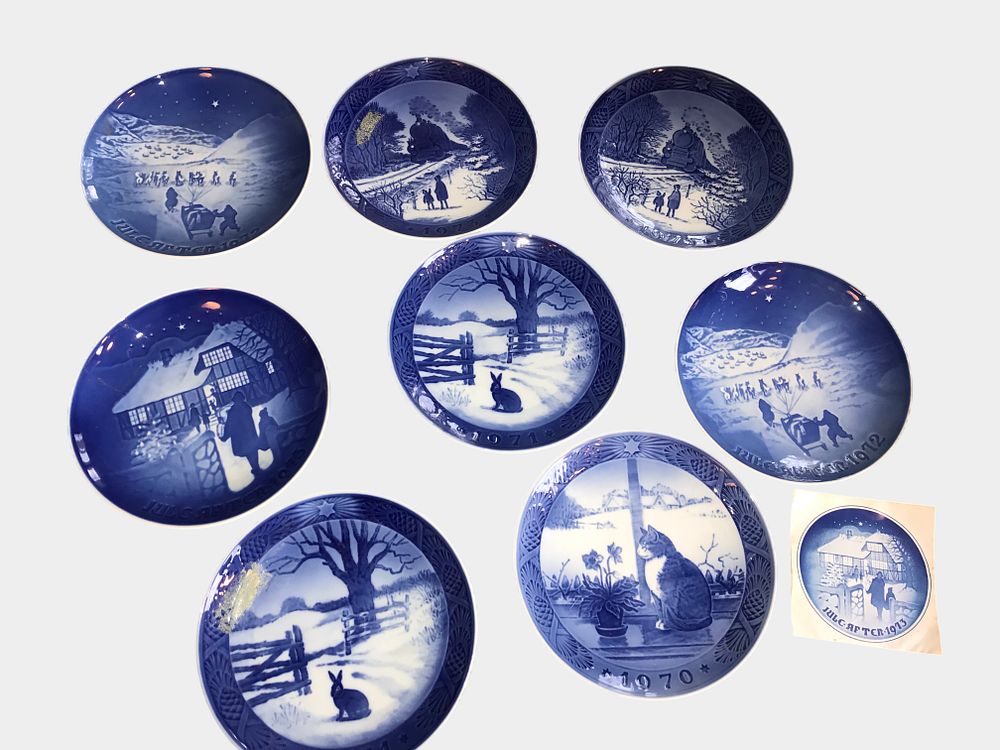 Lot 59: A Collection Of Porcelain Christmas Plates