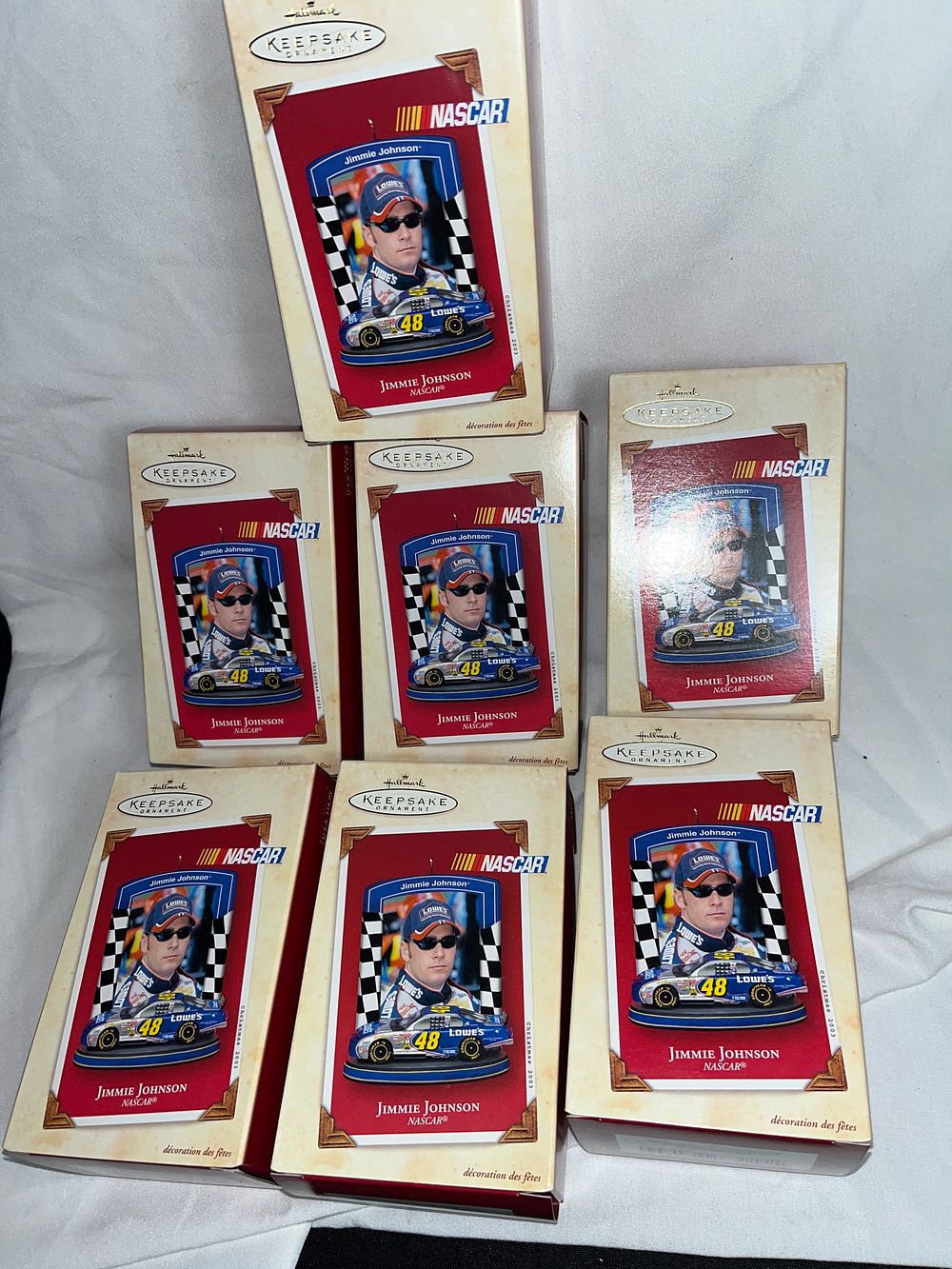 Lot 739: Hallmark Jimmie Johnson Keepsake Ornaments