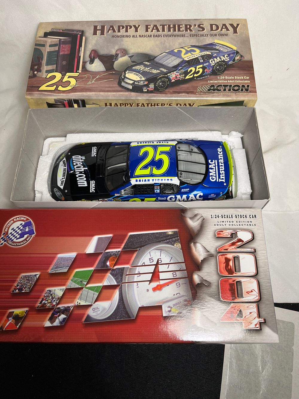 Lot 740: Brian Vickers #25 Happy Father’s Day