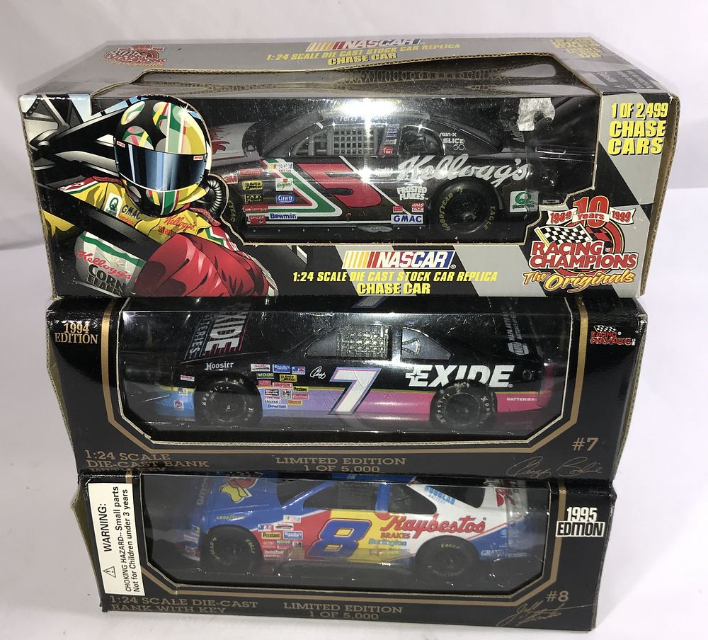 Lot 843: Racing Champions 3 Diecast NASCAR Collection