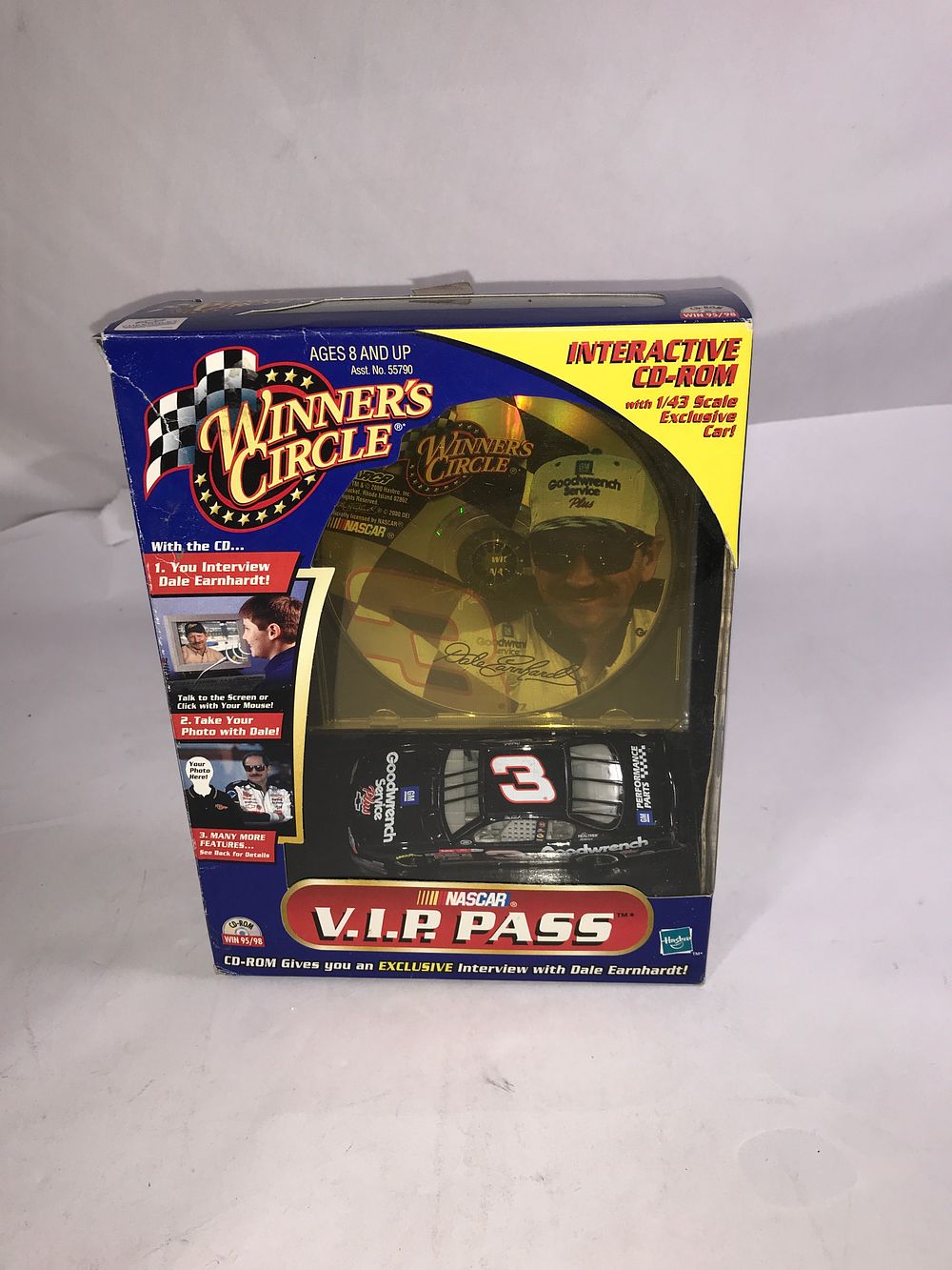 Lot 853: Interview Dale Earnhardt! Interactive CD & Diecast