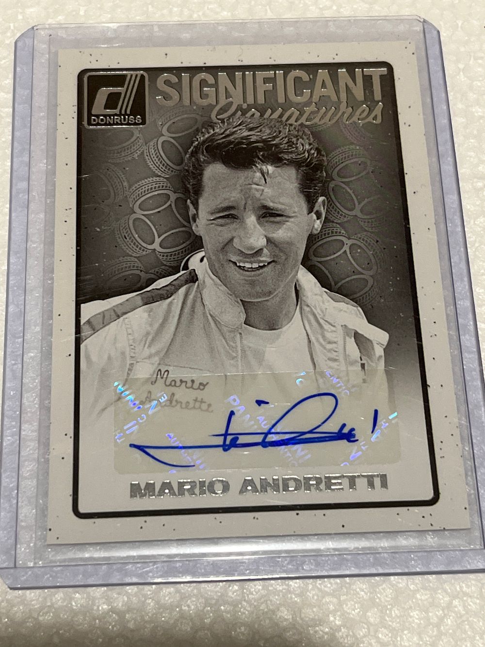 Lot 57: Mario Andretti Significant Signatures Card