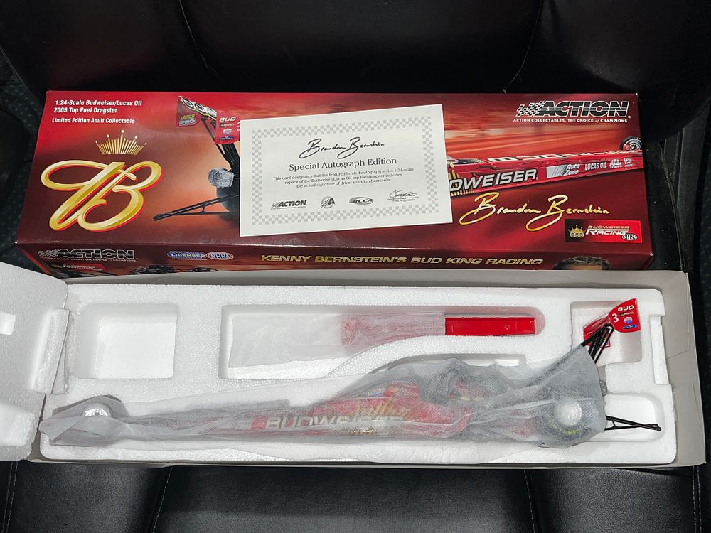 Lot 889: Brandon Bernstein Autographed Budweiser LE