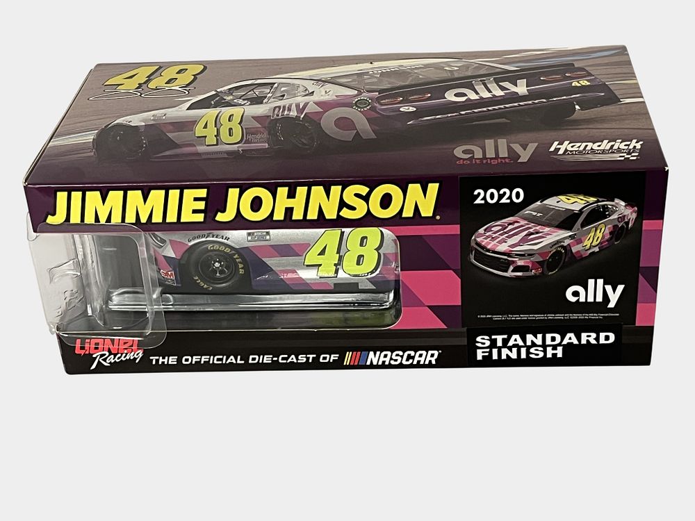 Lot 280: Jimmie Johnson 2020 Ally Finale #48 Chevrolet Camaro ZL1 1:24 Scale Die-Cast Lionel Racing