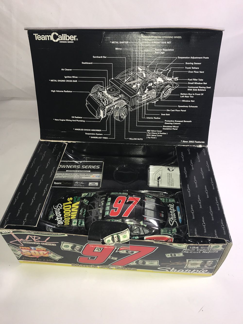 Lot 311: Autographed Kurt Busch #97 Ford Taurus Owners