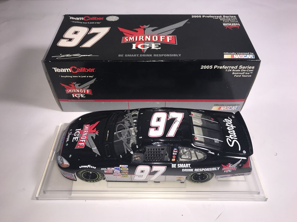 Lot 317: Autographed Kurt Busch Diecast #97 Ford Taurus