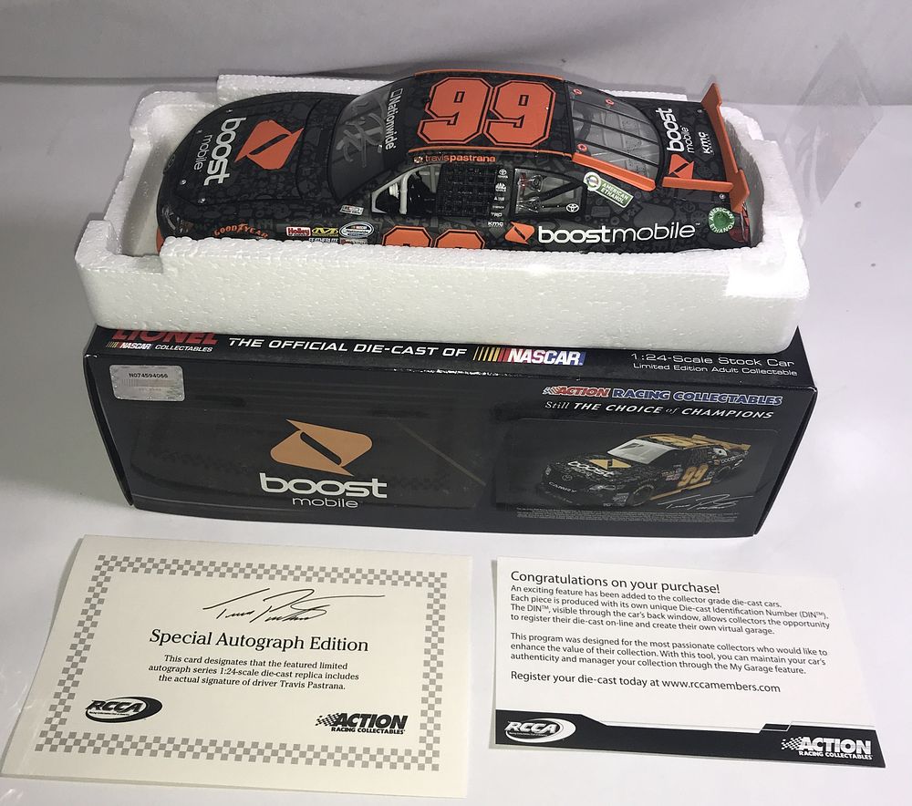 Lot 327: Autographed Travis Pastrana Limited Ed. 1 of 811