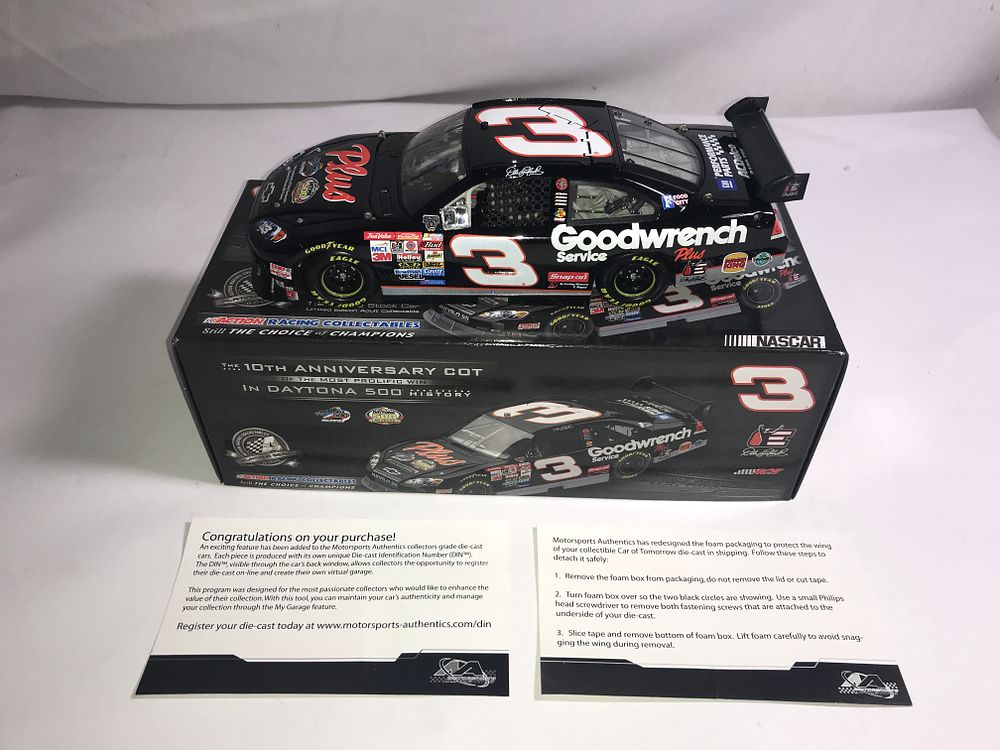 Lot 338: Autographed Dale Earnhardt #3 2008 Impala SS