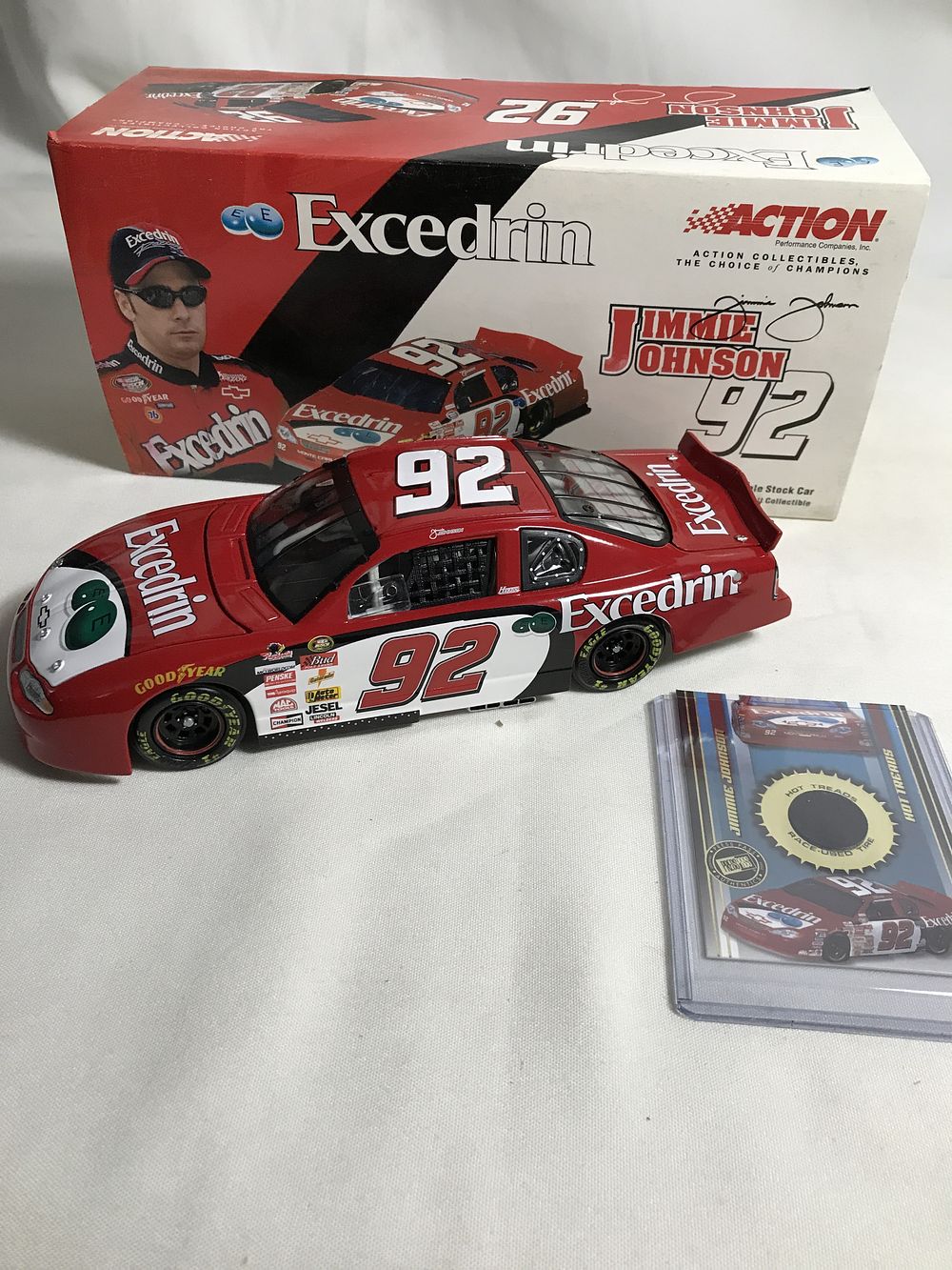 Lot 36: Jimmie Johnson #92 Excedrin 2001 Monte Carlo LE