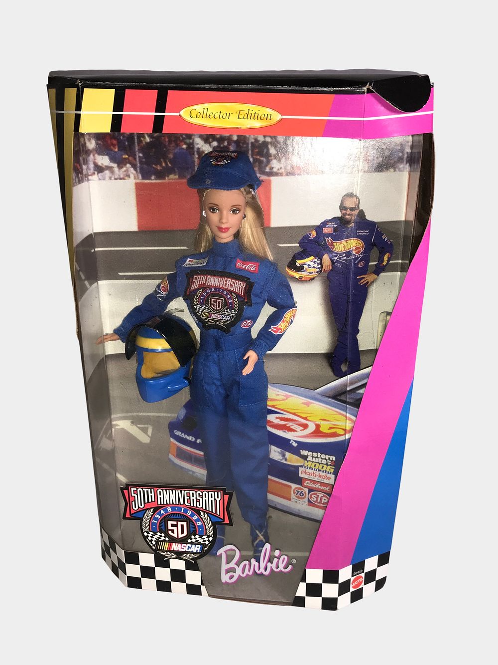 Lot 98: Mattel NASCAR 50th Anniversary Barbie Doll Collector Edition 1998