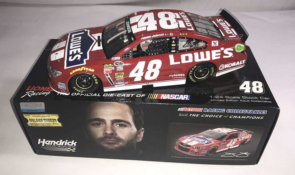 Lot 344: Jimmie Johnson #48 Lowe’s Red 2014 SS