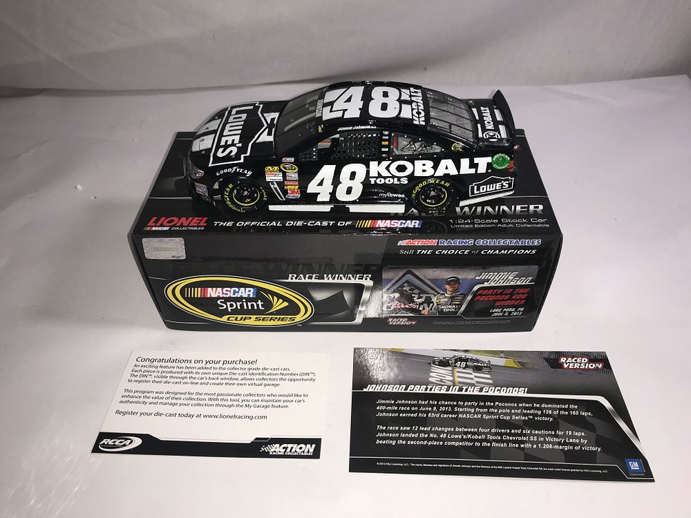 Lot 350: Jimmie Johnson #48 2013 SS Limited Edition
