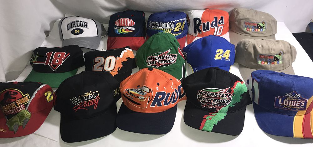 Lot 458: NASCAR Hat Collection - All look new!