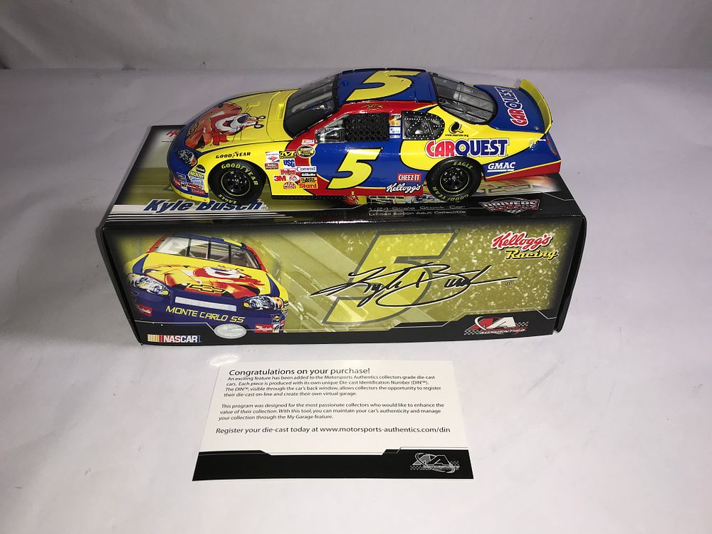 Lot 531: Kellog's Kyle Busch #5 2007 Monte Carlo Limited Ed
