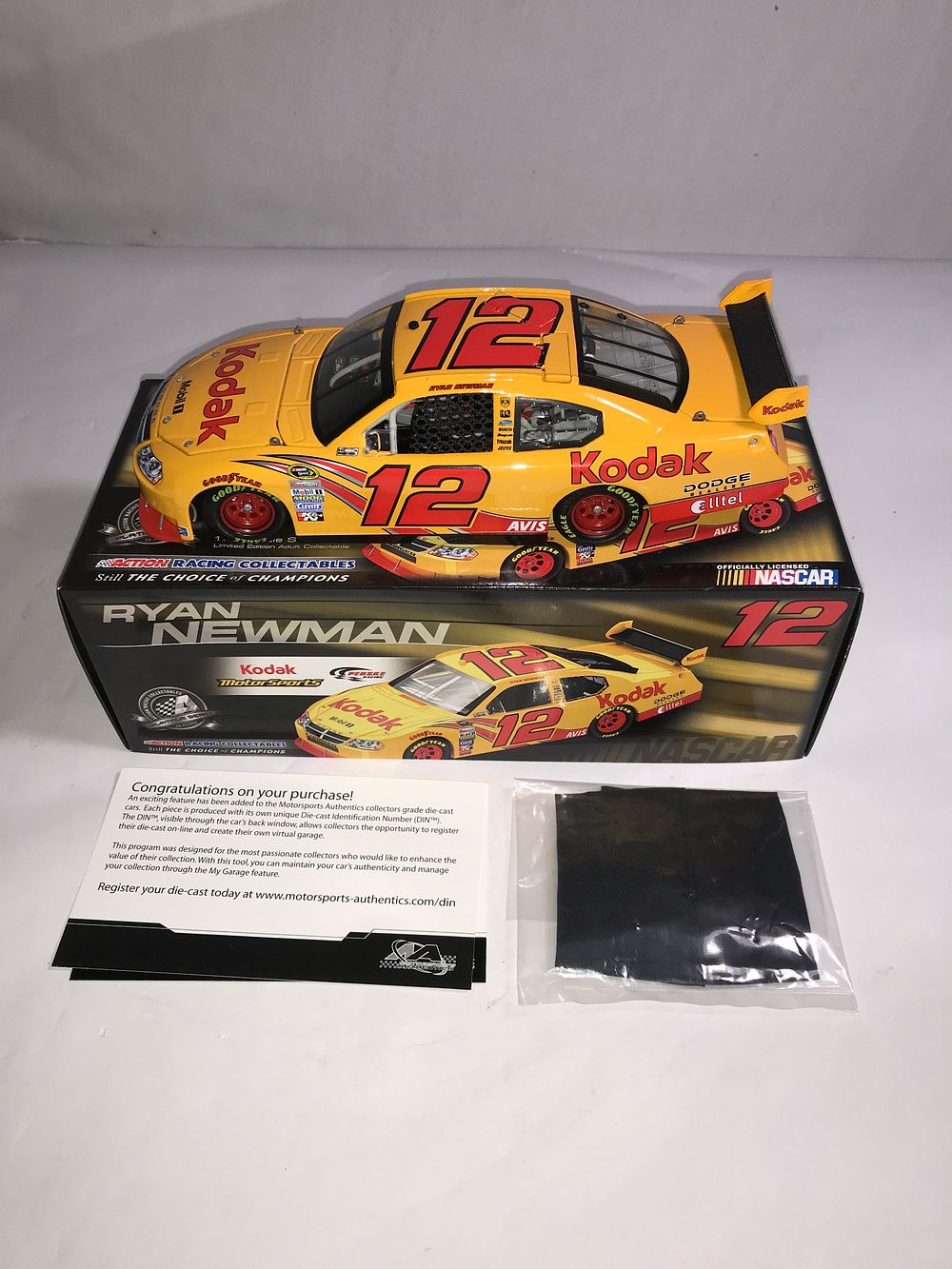 Lot 544: Ryan Newman #12 Kodak 2008 Charger 1 of 936