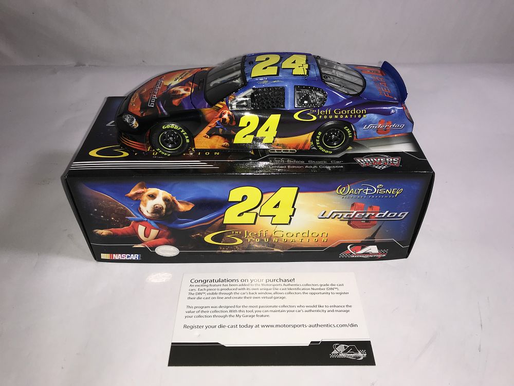 Lot 548: Jeff Gordon Underdog Foundation 2007 Monte Carlo
