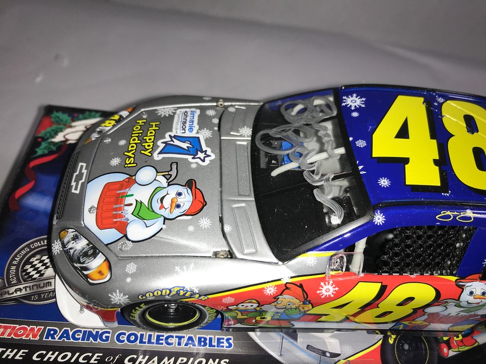 Lot 560: Autographed (Sam Bass) Jimmie Johnson Holiday