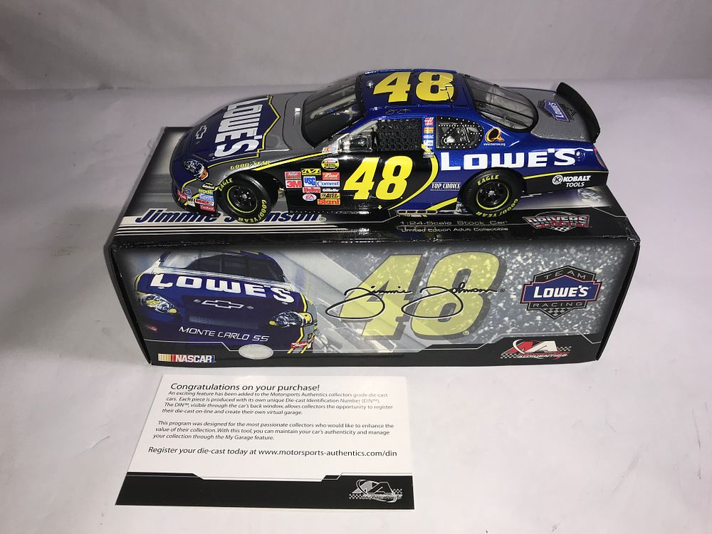 Lot 564: Jimmie Johnson #48 Lowe's 2007 Monte Carlo SS