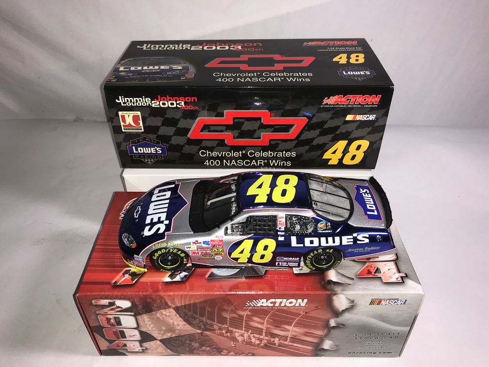 Lot 573: Jimmie Johnson Chevy 400 Win 2003 Monte Carlo