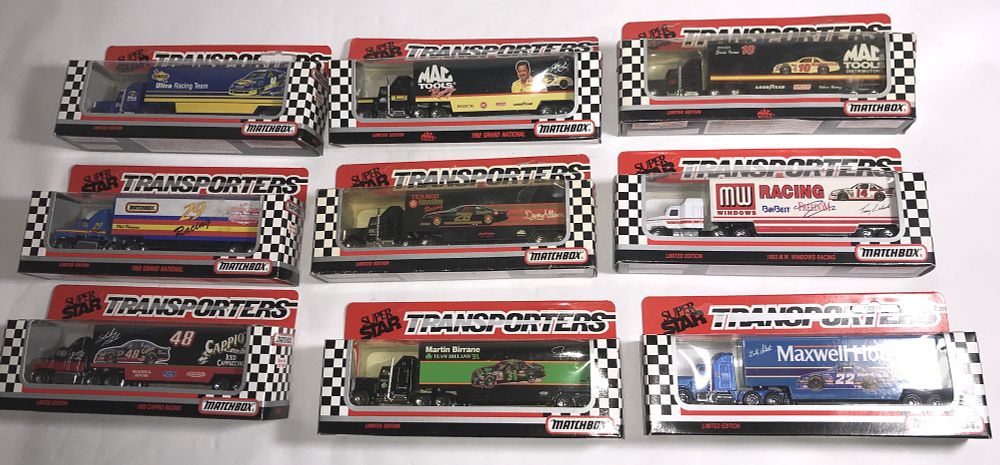 Lot 575: Matchbox Superstar Transporters Collection