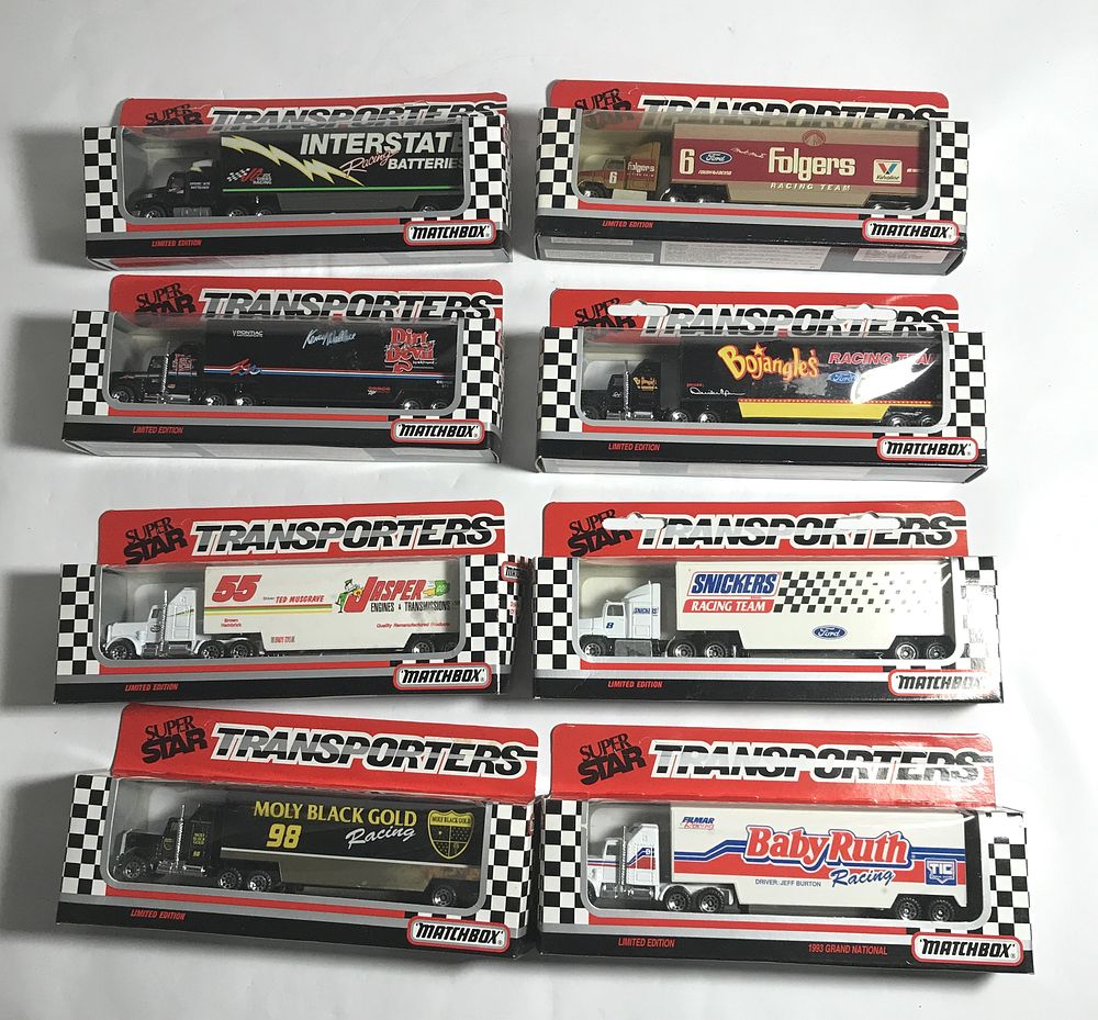 Lot 576: Matchbox Super Star Transporters Collection