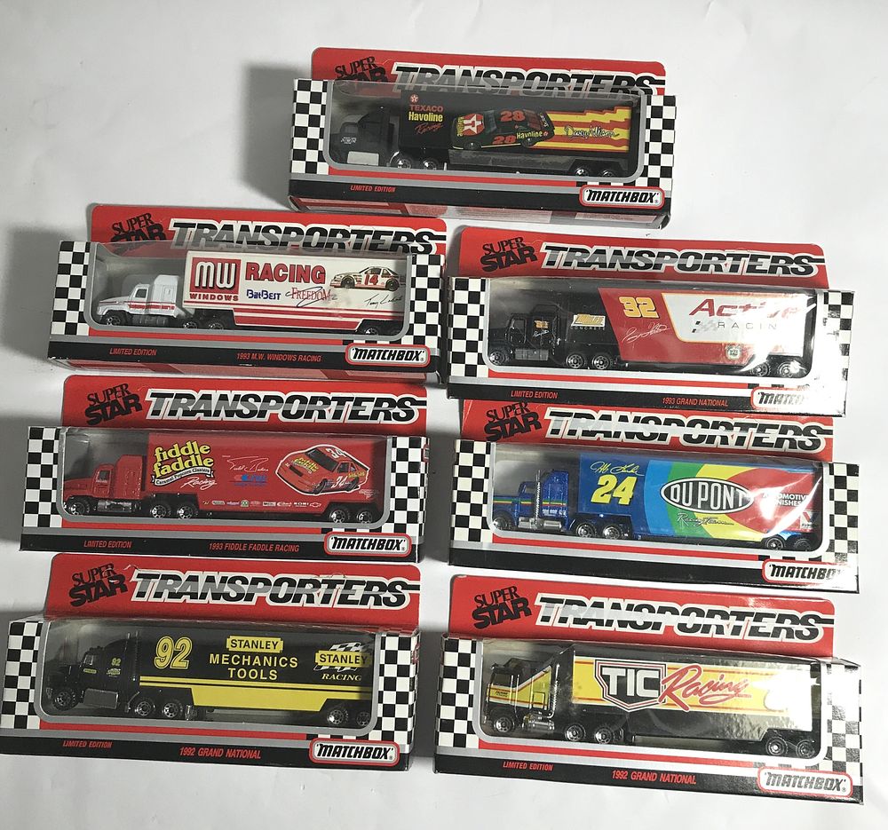 Lot 577: Matchbox Super Star Transporters Collection