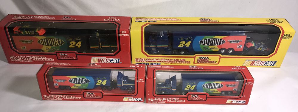 Lot 585: Jeff Gordon number 24 Dupont Transporters