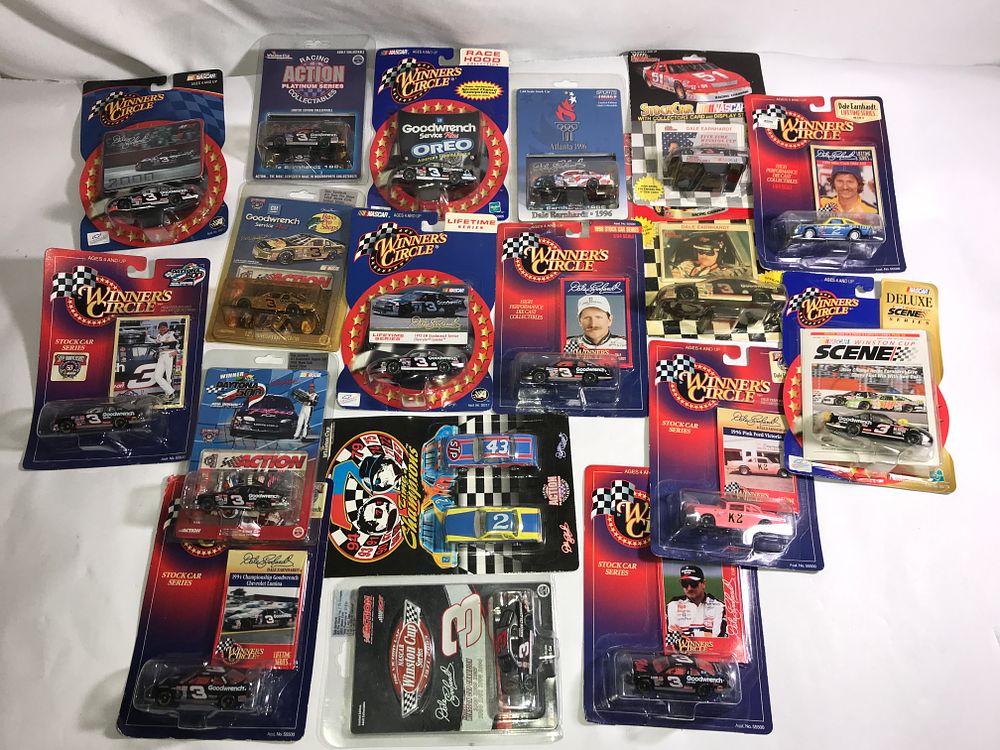 Lot 589: Dale Earnhardt 1:64 scale stock car collection