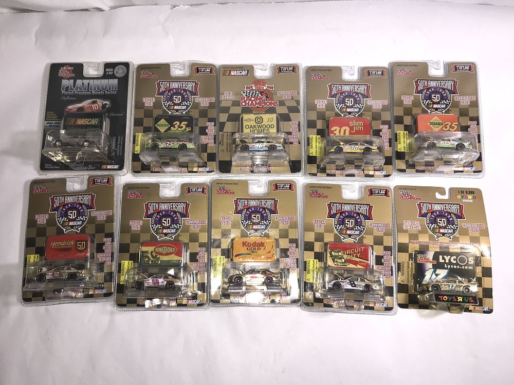 Lot 670: 50th anniversary commemorative series NASCAR