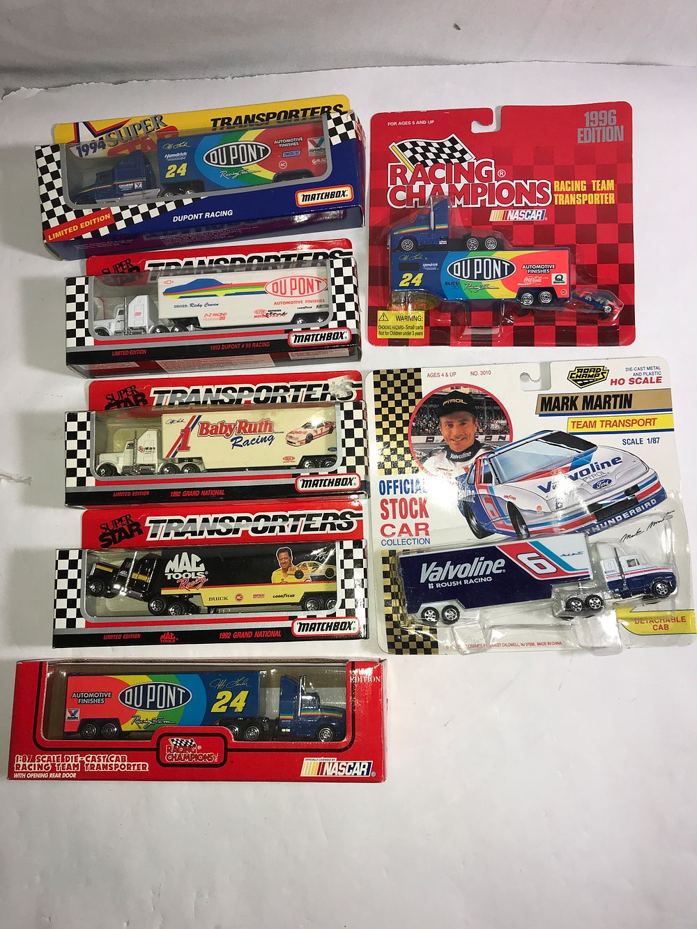 Lot 688: NASCAR Transporter collection