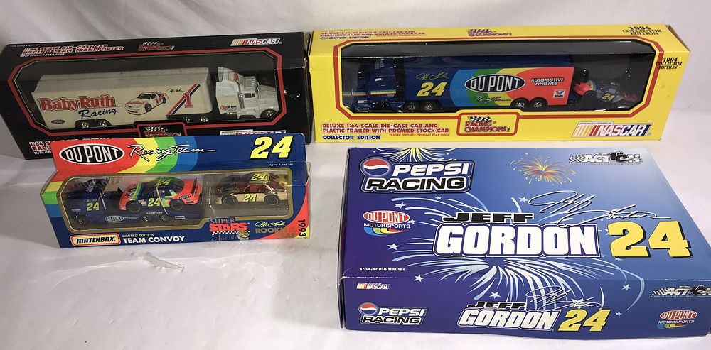 Lot 689: Jeff Gordon Transporter Stock Car Collection