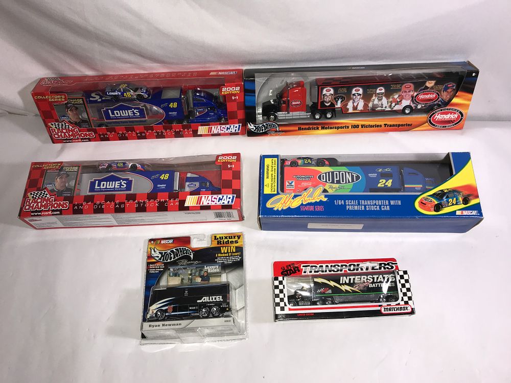 Lot 691: NASCAR Transporter collection