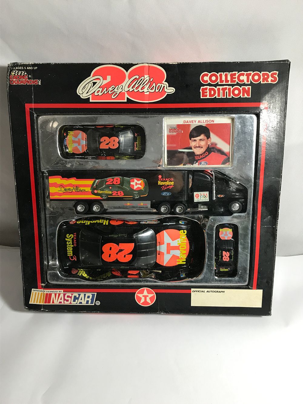 Lot 698: Davey Allison Collectors Edition set NIB