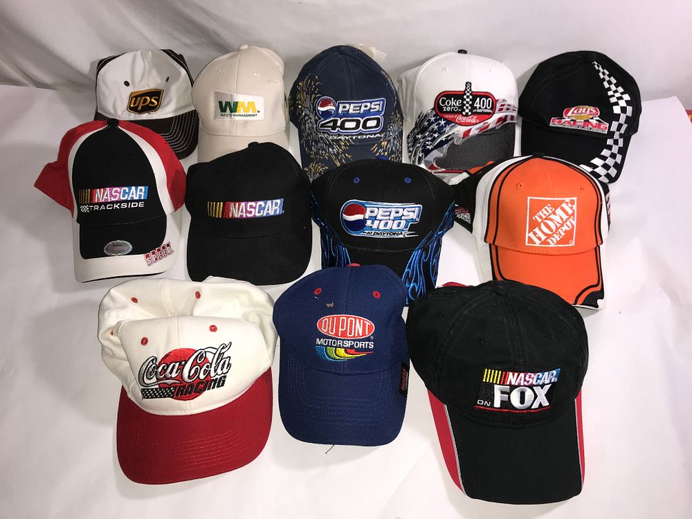 Lot 712: NASCAR hat collection