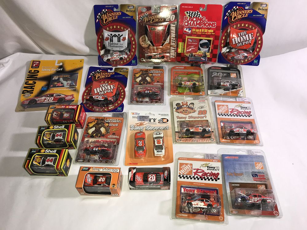 Lot 717: Tony Stewart 1:64 scale stock car collection