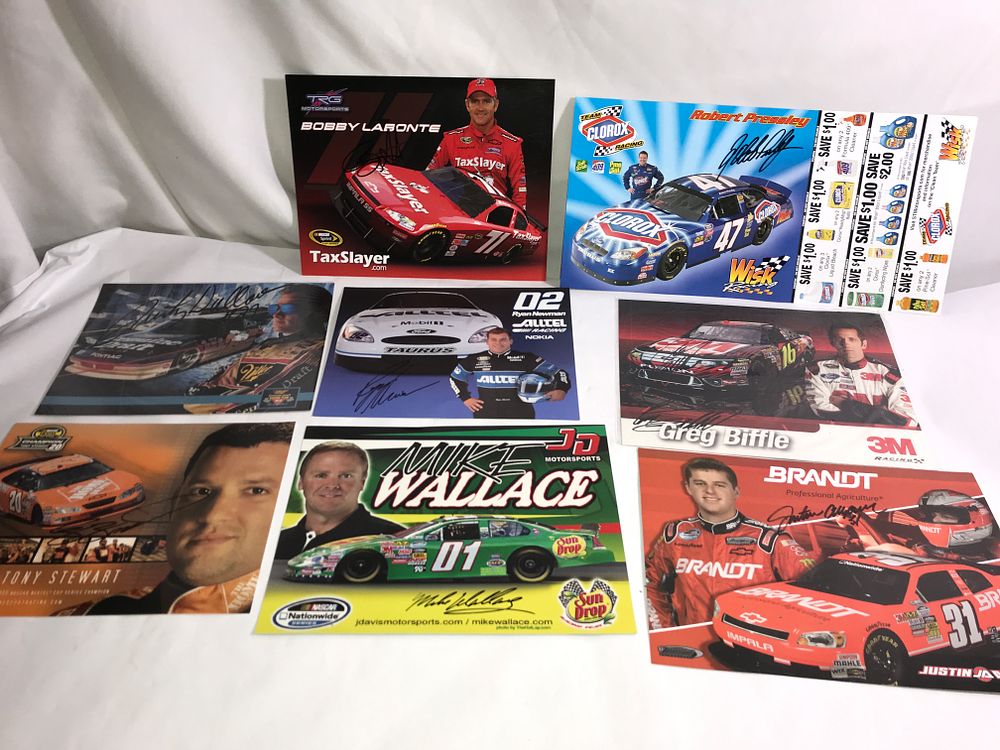 Lot 719: NASCAR Collection of autographed posters