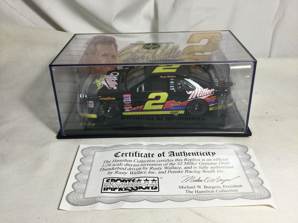 Lot 940: Rusty Wallace Miller Genuine Thunderbird